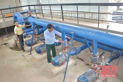 Thị xã Nghi Sơn: Lắp đặt đường ống nước phục vụ Nhân dân xã Hải Nhân