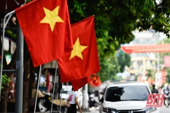 TP Thanh Hóa: Rực rỡ cờ đỏ sao vàng chào mừng Tết Độc lập