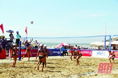 Tổ chức Giải bóng chuyền bãi biển tiền SEA Games 2022 tại TP Sầm Sơn
