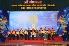 Tôn vinh doanh nhân và sản phẩm hàng hóa tiêu biểu tỉnh  Thanh Hóa