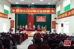Tổ Đại biểu HĐND tỉnh tiếp xúc cử tri huyện Thạch Thành