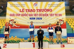 Thanh Hoá khởi đầu thuận lợi tại giải cúp quốc gia vật cổ điển, vật tự do 2020