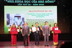 Nhà khoa học của Tiến Nông được vinh danh tại lễ tôn vinh “Nhà Khoa học của nhà nông”