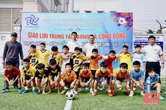 Giao lưu, tuyển chọn tài năng trẻ tại trung tâm đào tạo bóng đá Việt Hùng