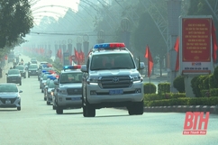 Lực lượng CSGT Công an tỉnh Thanh Hoá ra quân tuyên truyền, kiểm tra, xử lý vi phạm bảo đảm trật tự ATGT