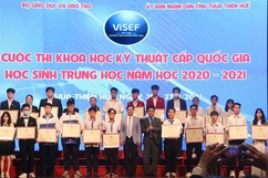 Học sinh Thanh Hóa đạt giải Nhất cuộc thi Khoa học kỹ thuật quốc gia học sinh trung học năm học 2020-2021