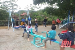 Huyện Lang Chánh khánh thành khu vui chơi cho thiếu nhi tại xã đặc biệt khó khăn