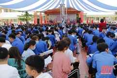 Gần 12.000 vị trí cần tuyển dụng tại phiên giao dịch việc làm huyện Thọ Xuân