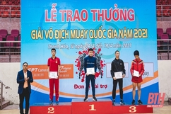 Giải vô địch Muay quốc gia 2021: Thanh Hoá xếp thứ nhất toàn đoàn lứa tuổi trẻ