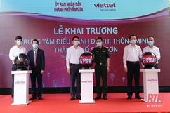 Khai trương Trung tâm điều hành đô thị thông minh TP Sầm Sơn
