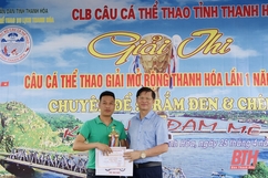 Giải câu cá thể thao mở rộng Thanh Hoá lần thứ nhất thành công tốt đẹp