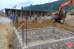 Đẩy nhanh tiến độ xây dựng Trường Tiểu học Nhi Sơn