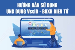 [Infographic] - Hướng dẫn sử dụng ứng dụng VssID - Bảo hiểm xã hội điện tử