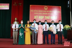 Kỳ họp thứ nhất HĐND huyện Hoằng Hóa khóa XXI: Bầu các chức danh HĐND, UBND huyện