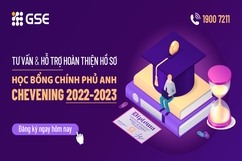 Thông báo Chương trình học bổng toàn phần Chevening 2022/2023 của Đại sứ quán Liên hiệp Vương quốc Anh và Bắc Ai-len tại Việt Nam