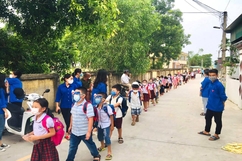 Học sinh các cấp trên địa bàn huyện Quảng Xương tạm dừng đến trường từ ngày 10-9