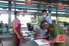 Huyện Thạch Thành xử phạt 138 trường hợp vi phạm về phòng chống dịch, bệnh COVID-19
