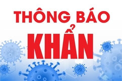 Thông báo khẩn tìm người liên quan đến ca mắc COVID-19 tại Nhà A1, Chung cư C5, phường Đông Vệ