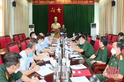 Kiểm tra việc lãnh đạo, chỉ đạo thực hiện nhiệm vụ quốc phòng và công tác quân sự địa phương tại Hà Trung và Lang Chánh