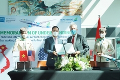 Bamboo Airways đón chuyến bay thẳng không dừng đầu tiên kết nối Việt – Mỹ tại sân bay San Francisco