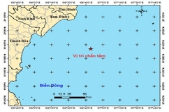 Động đất có độ lớn 2.9 cách bờ biển Sầm Sơn 90km