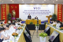 Chủ tịch Quốc hội làm việc với VCCI và cộng đồng doanh nghiệp nhân dịp kỷ niệm ngày Doanh nhân Việt Nam