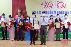 Huyện Hoằng Hóa tổ chức Hội thi báo cáo viên giỏi cấp huyện năm 2021
