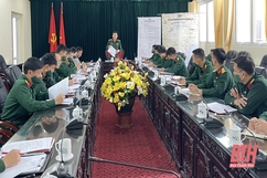 Bộ CHQS tỉnh Thanh Hóa thông qua phương án diễn tập vòng tổng hợp năm 2021