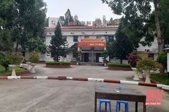 Phong tỏa tạm thời toàn bộ Bệnh viện Đa khoa huyện Vĩnh Lộc