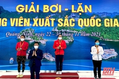 Thanh Hóa giành thành tích cao tại Giải bơi - lặn các vận động viên xuất sắc quốc gia năm 2021