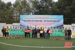 Đội TP Thanh Hóa vô địch Giải bóng đá nam Đại hội TDTT toàn tỉnh lần thứ IX