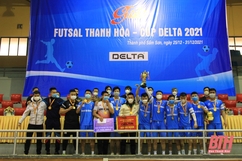 Đội FC Trẻ giành chức vô địch Giải futsal tỉnh Thanh Hóa Cúp Delta