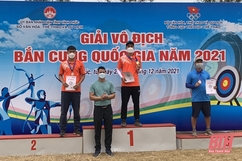 VĐV Thanh Hóa thi đấu xuất sắc tại Giải vô địch bắn cung quốc gia năm 2021