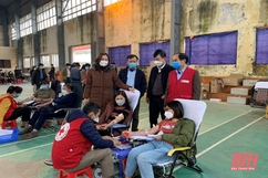 Thạch Thành: Phát động chiến dịch vận động hiến máu tình nguyện dịp Tết Nguyên đán và lễ hội Xuân hồng năm 2022