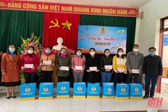 “Tết Sum vầy - Xuân bình an” năm 2022 cho đoàn viên, người lao động huyện Cẩm Thủy