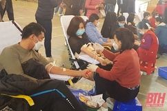 Hơn 1.000 người tham gia Ngày hội hiến máu tình nguyện huyện Nga Sơn