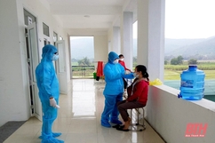 Mở rộng Cơ sở thu dung, điều trị COVID-19 thuộc Bệnh viện đa khoa huyện Cẩm Thủy