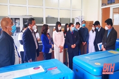 Viện Vệ sinh dịch tễ Trung ương kiểm tra, giám sát công tác tiêm phòng vắc xin COVID-19 tại Thanh Hóa