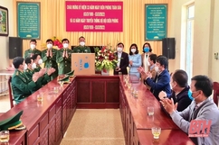 Ủy ban MTTQ tỉnh Thanh Hóa thăm, tặng quà Đồn Biên phòng Mường Mìn và Đồn Biên phòng Hoằng Trường