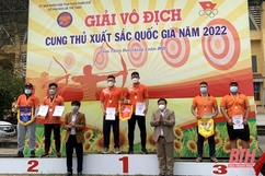 VĐV Thanh Hóa giành 3 huy chương tại Giải vô địch cung thủ xuất sắc quốc gia