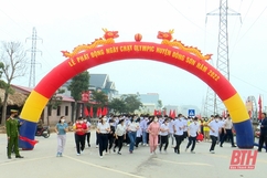 Huyên Đông Sơn phát động Ngày chạy Olympic vì sức khỏe toàn dân và giải Việt dã lần thứ XXVI - năm 2022
