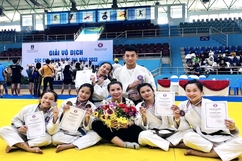 Judo Thanh Hóa giành 3 huy chương tại giải Vô địch Các CLB Judo Quốc gia 2022