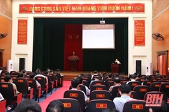 TP Thanh Hóa: Gần 140 Chính trị viên Ban CHQS các xã, phường, đơn vị dân quân tự vệ được tập huấn và thông qua bài giảng giáo dục chính trị