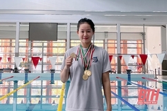 Phạm Thị Vân giành 2 HCB tại giải bơi Cúp thành phố Eger, Hungary