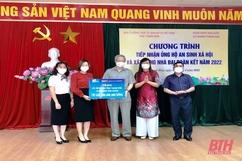 MTTQ tỉnh Thanh Hoá tiếp nhận ủng hộ an sinh xã hội và xây dựng nhà đại đoàn kết