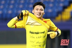 Thủ môn xứ Thanh tiếp tục được triệu tập lên ĐT U23 Việt Nam chuẩn bị cho SEA Games 31