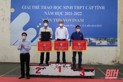 Trường THPT Sầm Sơn nhất toàn đoàn tại Giải thể thao học sinh THPT tỉnh Thanh Hóa