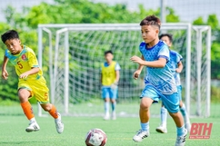U11 Thanh Hóa xếp hạng ba tại Giải bóng đá nhi đồng TBS Cup 2022