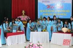 Hội LHPN huyện Vĩnh Lộc tổ chức hội thi phụ nữ với kiến thức, kỹ năng phòng ngừa và kiểm soát trầm cảm