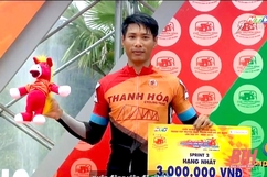 VĐV Thanh Hóa giành giải thưởng đầu tiên tại Cuộc đua xe đạp toàn quốc Cúp Truyền hình TP Hồ Chí Minh